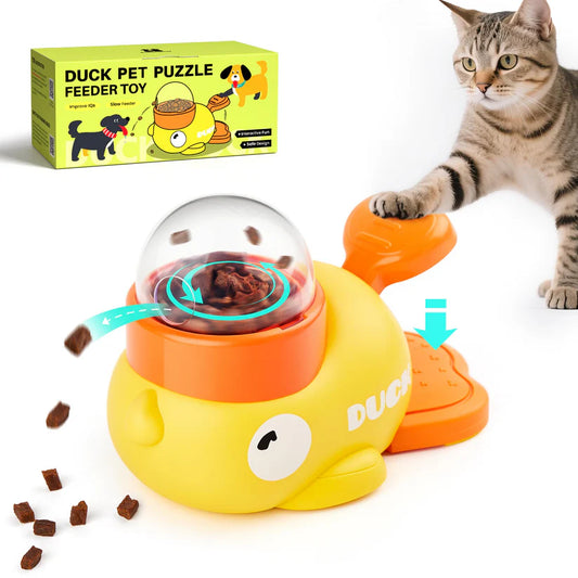 Ducksy – Interactive Puzzle Feeder for Cats & Dogs