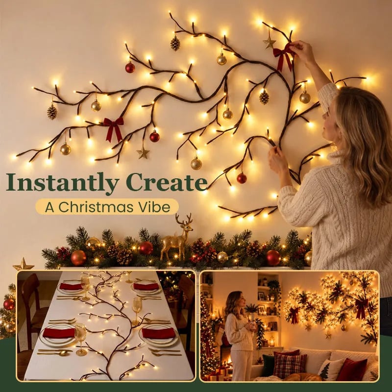 FlexiGlow Willow Vine Lights - Remote & USB