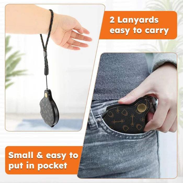 15X Foldable Pocket Magnifier – HD Optical Lens with ABS Protective Cover