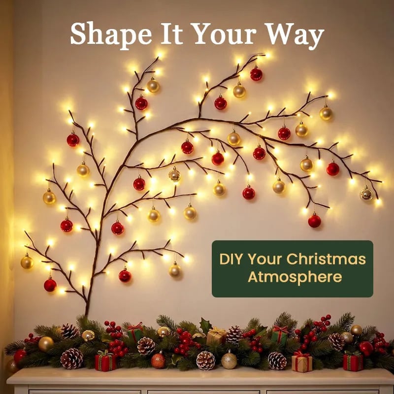 FlexiGlow Willow Vine Lights - Remote & USB