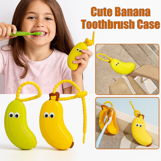 Banana Toothbrush Travel Case