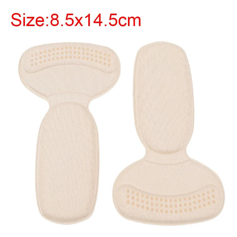 Anti-slip Heel Liners Soft Cushion Heel Protector Pads for Women Men Shoes