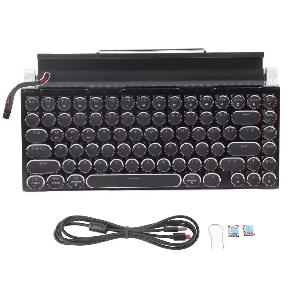 TypeNova — Retro Wireless Keyboard for Focused Work