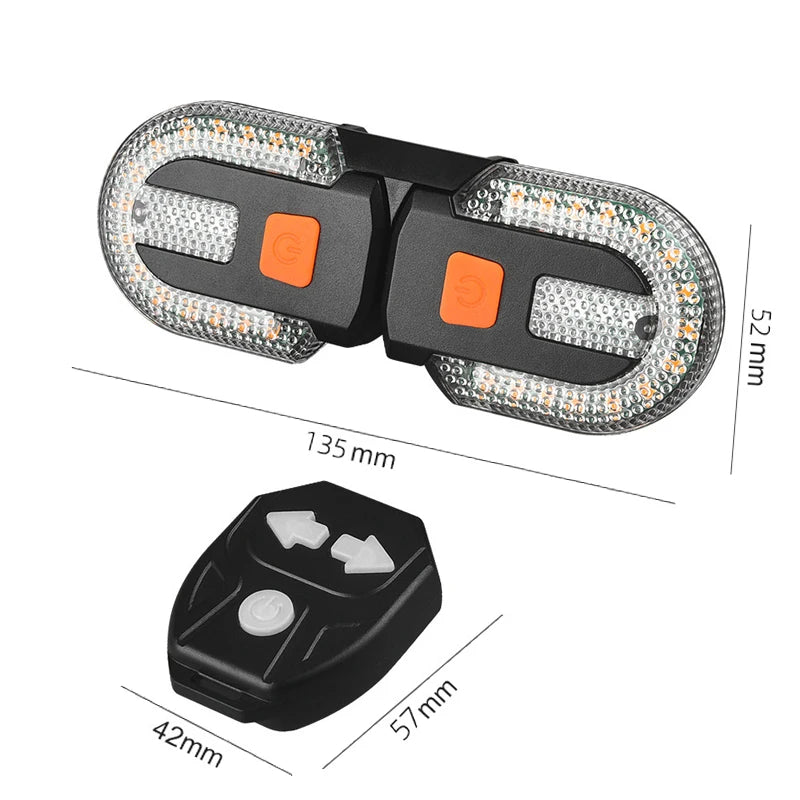 🔥Wireless remote control for bicycle rear light