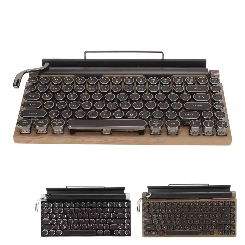 TypeNova — Retro Wireless Keyboard for Focused Work