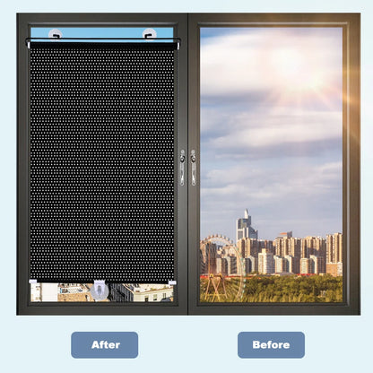 Retractable Window Roller Sunshade for Car & Room