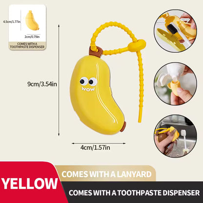 Banana Toothbrush Travel Case