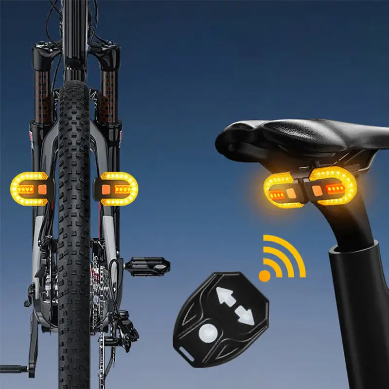 🔥Wireless remote control for bicycle rear light