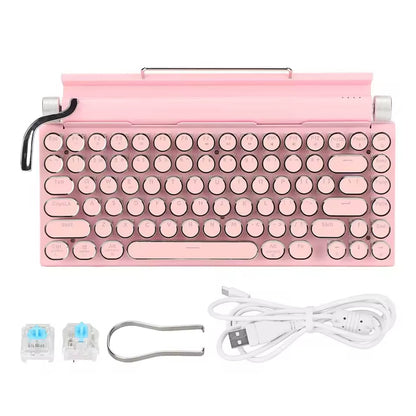 TypeNova — Retro Wireless Keyboard for Focused Work